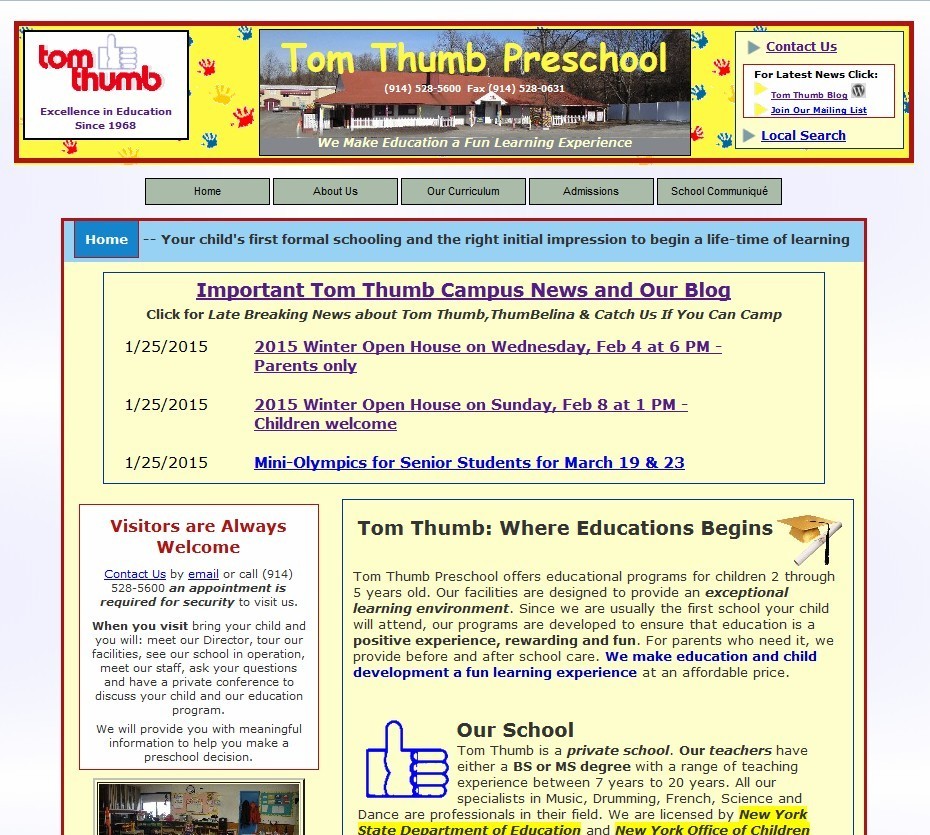tom thumb preschool